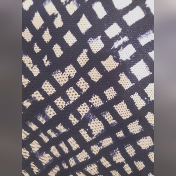 PENDLETON A Line Flowy Mid Calf Length Midi Skirt Size 10 Navy & White - Picture 5 of 9